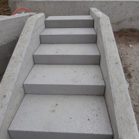 Blockstufen Beton mit Schattenfuge